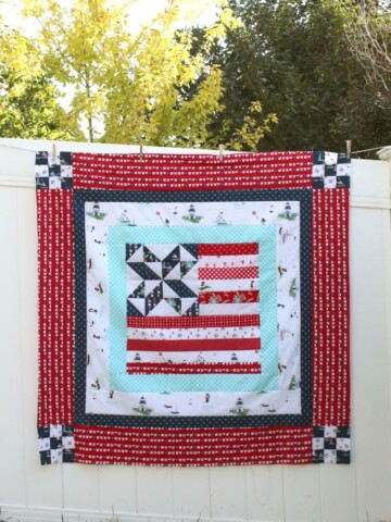 Red White and Blue Quilt by Amy Smart Diary of a Quilter