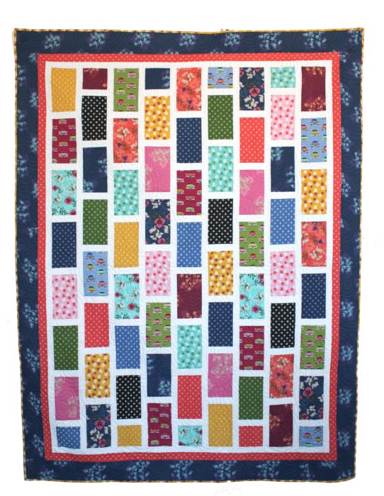 Brickyard Quilt Pattern Throw size by Amy Smart