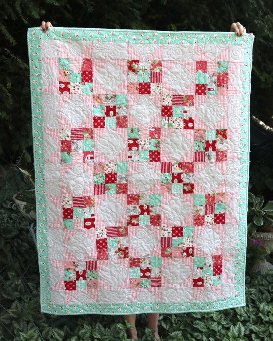 Precuts-friendly nine-patch baby quilt tutorial