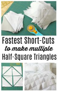 Fast Shortcuts to make multiple Half-Square Triangles