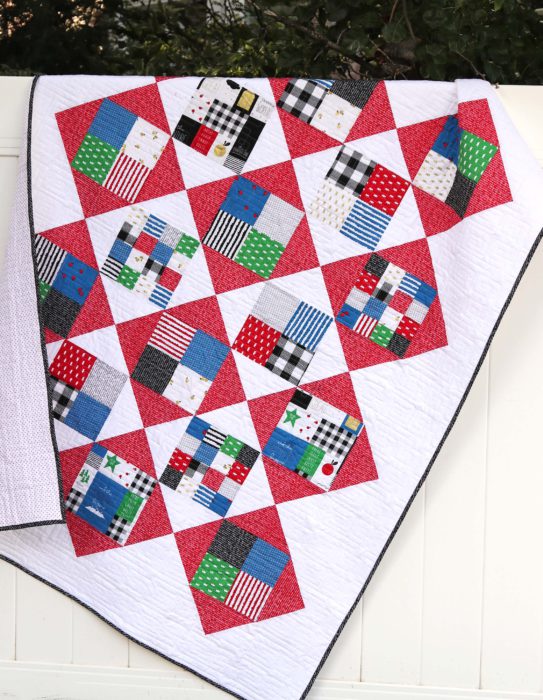 Amy Smart Quilt Tutorial Four Square pattern