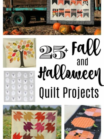 Fall and Halloween quilt ideas