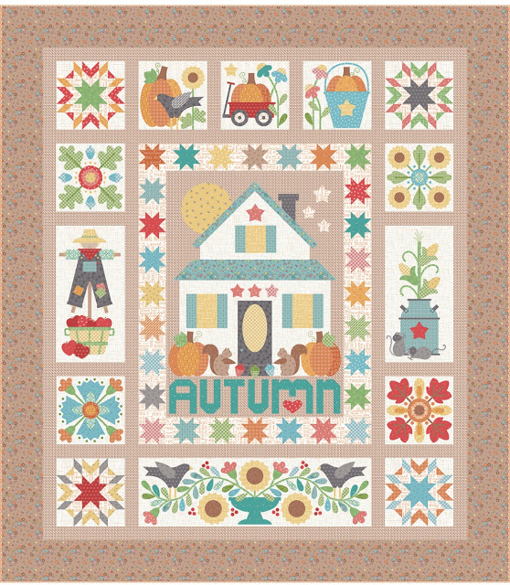 Lori Hot Autumn Love Quilt Pattern