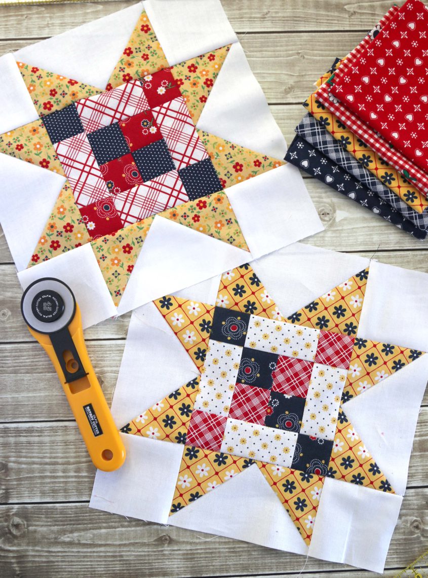 Amy Smart Meet the Maker quilt block tutorials by Riley Blake