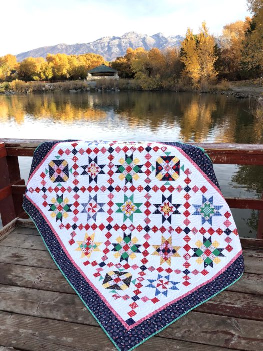 Free Sampler Quilt pattern from Amy Smart and Riley Blake Designs