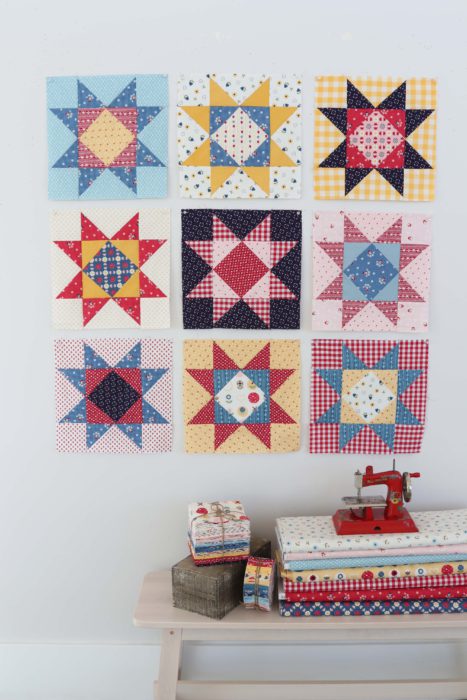 Patchwork Star quilt pattern by Amy Smart