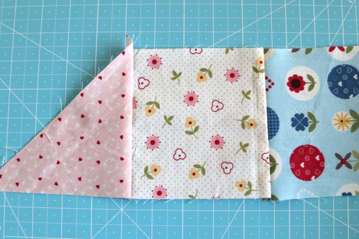 Patchwork On Point Quilt Tutorial featured by top US quilting blog, Diary of a Quilter