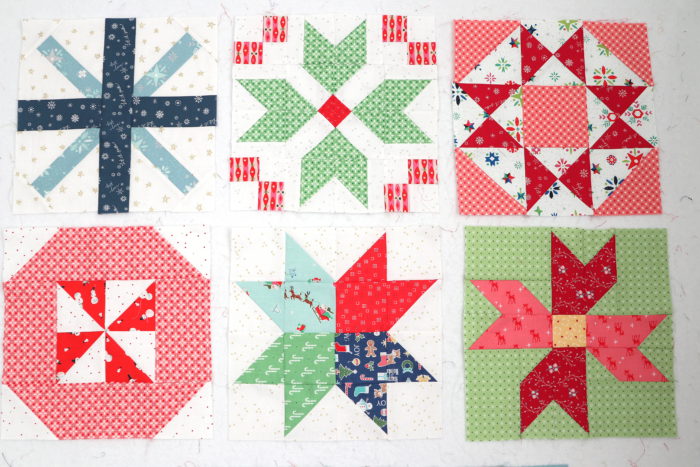 Lori Holt Vintage Christmas quilt blocks