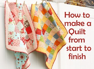 10 Steps to make a baby quilt from start to finish