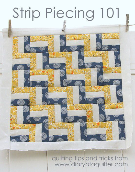 Quilting Tips for accurate Strip Piecing Short Cuts