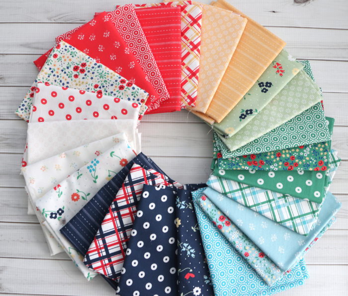 Sugarhouse Park Fabric Collection featured by top US quilting blog Diary of a Quilter