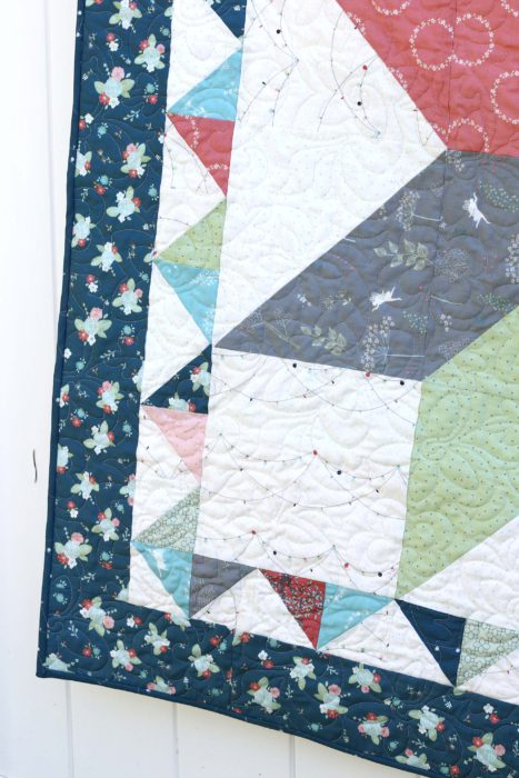 Crib Quilt Tutorial featured by top US quilting blog Diary of a Quilter