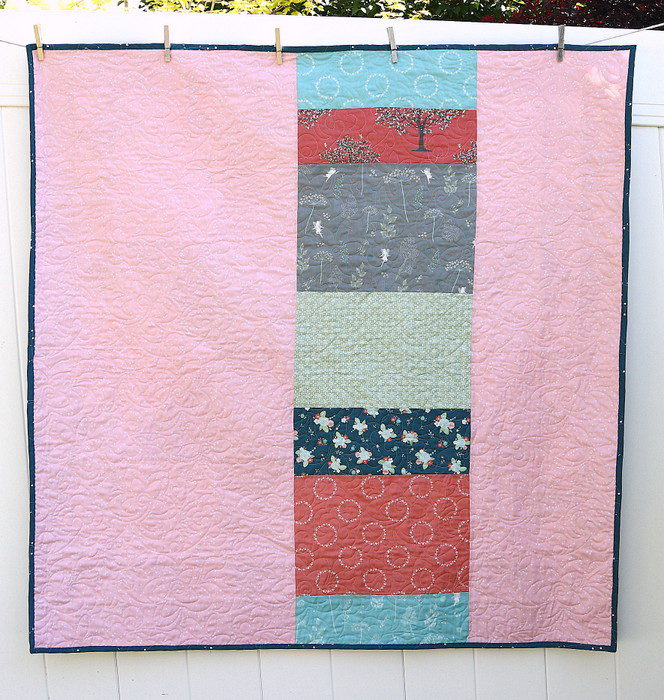 Crib Quilt Tutorial featured by top US quilting blog Diary of a Quilter