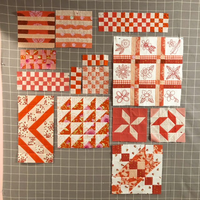Inspiration from Modern Quilt Shop, Quilt Sandwich Fabrics by popular US quilting blog, Diary of a Quilter: image of Pop by Rashida Coleman Hale