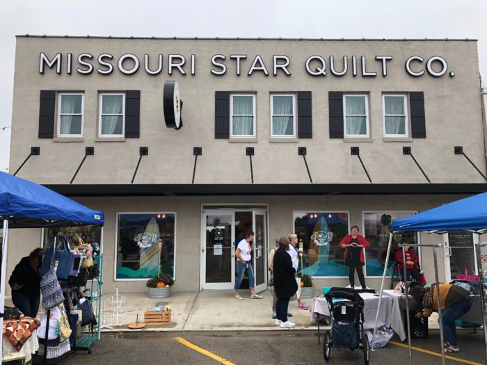 Birthday Bash at Missouri Star Quilt Company by popular quilting blog, Diary of a Quilter: image of the Missouri Star Quilt Company building.