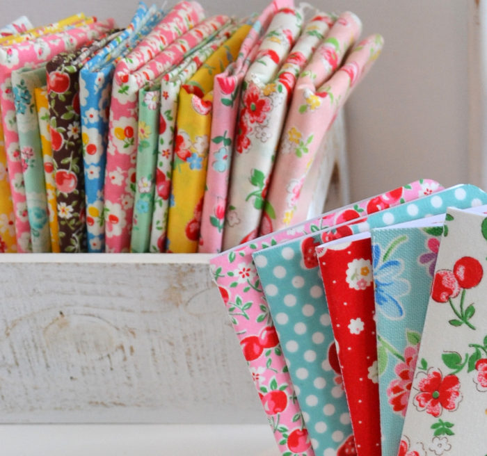 Fabric Covered Needle Cards - guest post by Sedef Imer by popular quilting blog, Diary of a Quilter: image of fabric covered needle cards books.