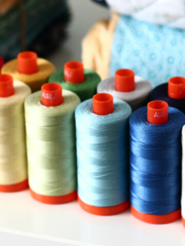 Everyday Basics for Aurifil featured by top US quilting blog, Diary of a Quilter