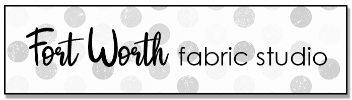 Meet updated Fort Worth Fabric Studio + Giveaway by popular Utah quilting blog, Diary of a Quilter: image of Fort Worth Fabric Studio logo.