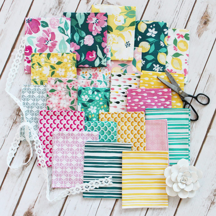 Meet updated Fort Worth Fabric Studio + Giveaway by popular Utah quilting blog, Diary of a Quilter: image of Pink Lemonade fabrics.