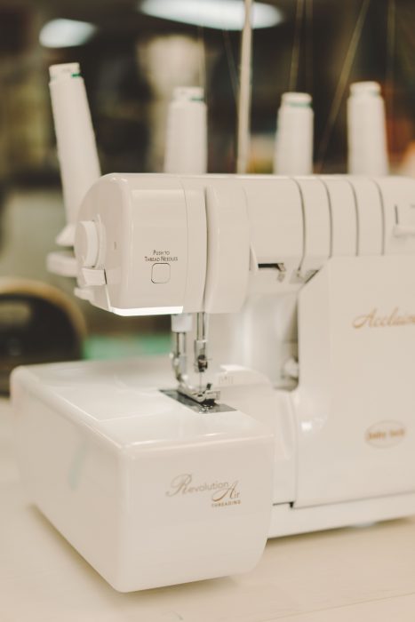 Shop Local - My Girlfriend's Quilt Shoppe + Giveaway by popular Utah quilting blog, Diary of a Quilter: image of a Revolution Air sewing machine.