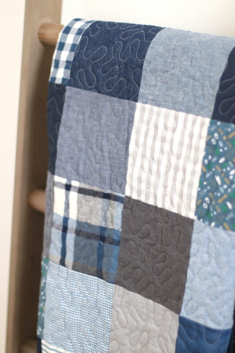 Baby Boy Patchwork Quilt