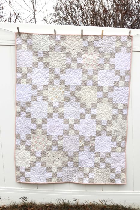 Low Volume Nine Patch Quilt