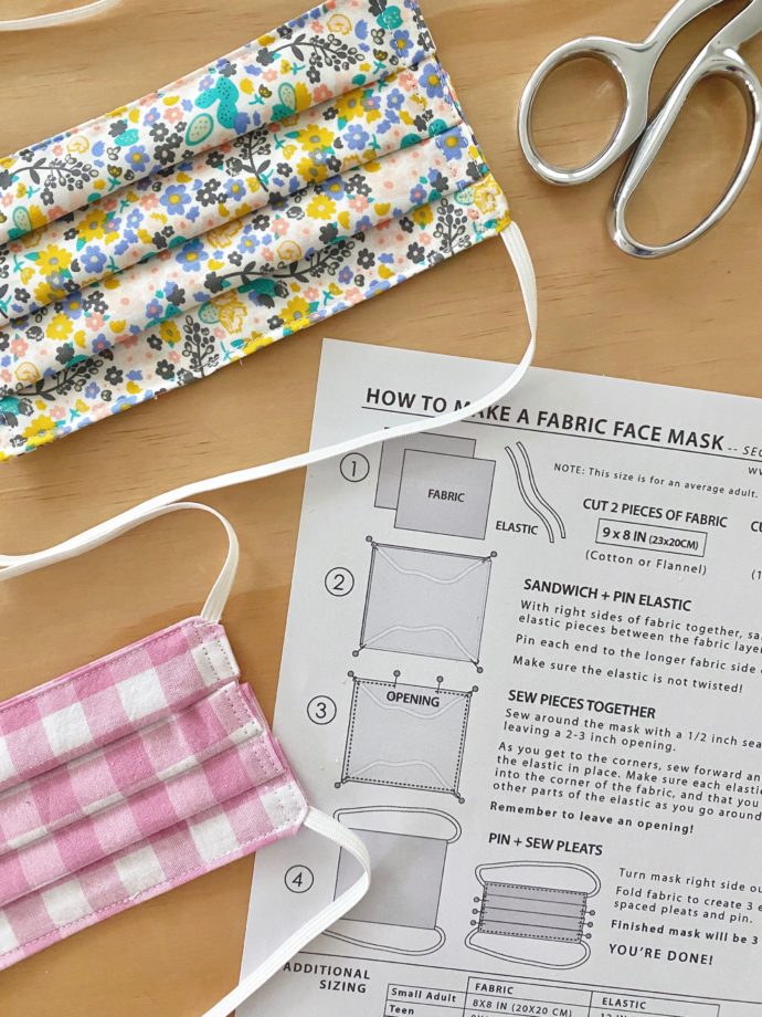 How to Help + Alternatives to Elastic for Fabric Face Masks - Diary of ...