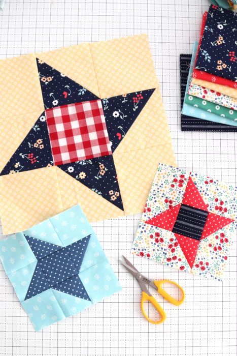 Friendship Star quilt block - tutorial 