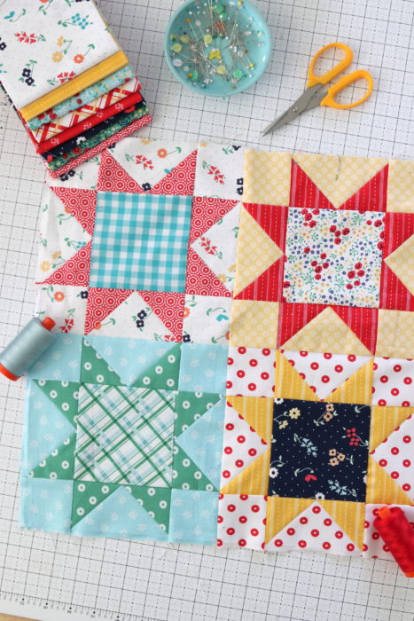 Sawtooth Star traditional quilt blocks by Amy Smart - Diary of a Quilter