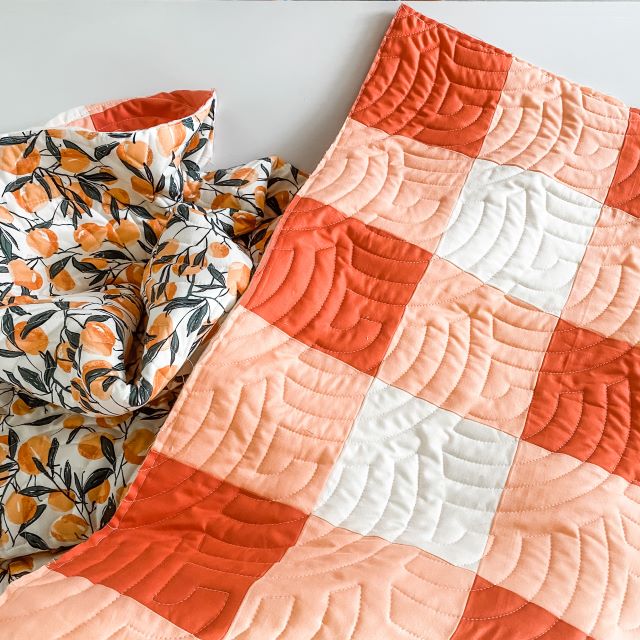 How to make a Gingham Patchwork Quilt