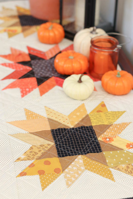 Fall Sewing: Quilted Table Runner made by Amy Smart