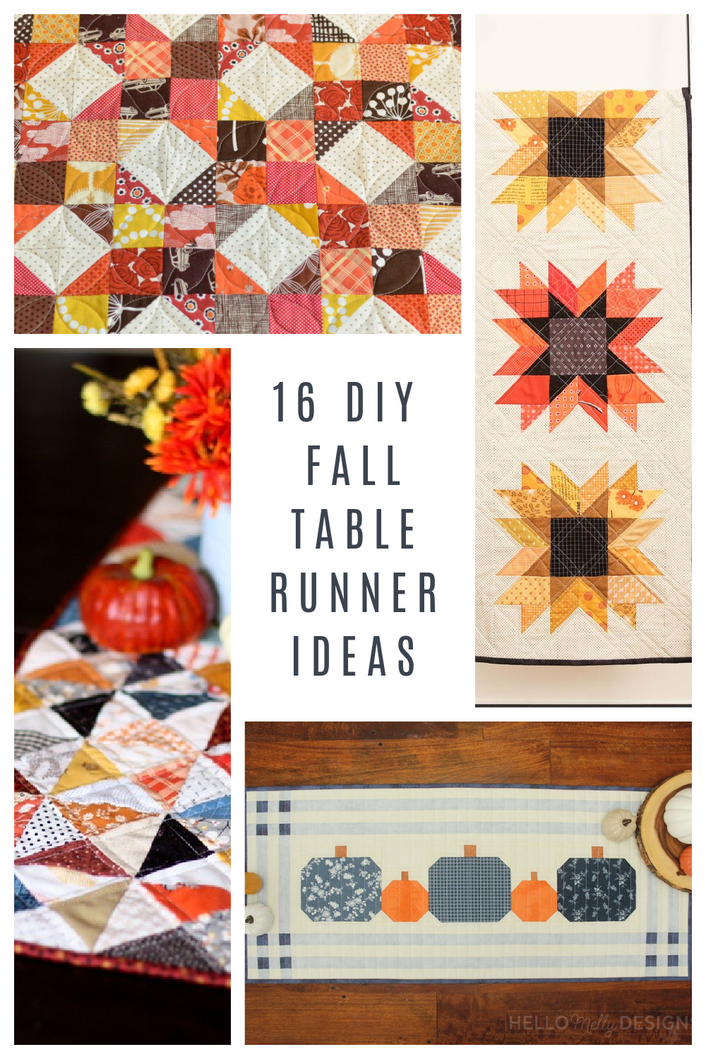 Fall Table Runner Ideas And Tutorials Diary Of A Quilter