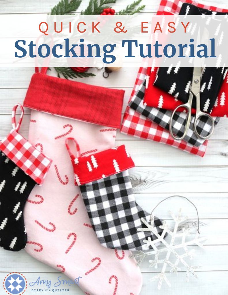 Easy DIY Christmas Stocking Pattern & Tutorial