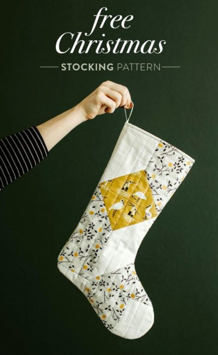 Free Christmas Stocking pattern from Suzy Quilts