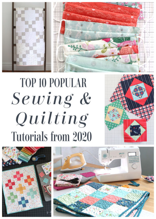 Best popular Quilt and sewing tutorials from Diary of a Quilter in 2020