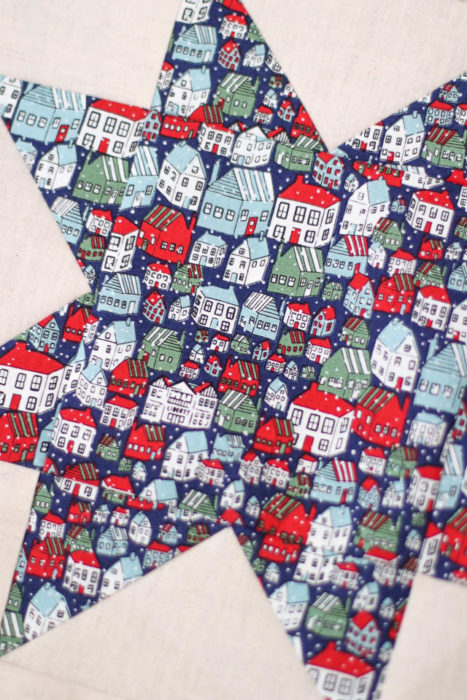 Yule Town Liberty of London Christmas fabric