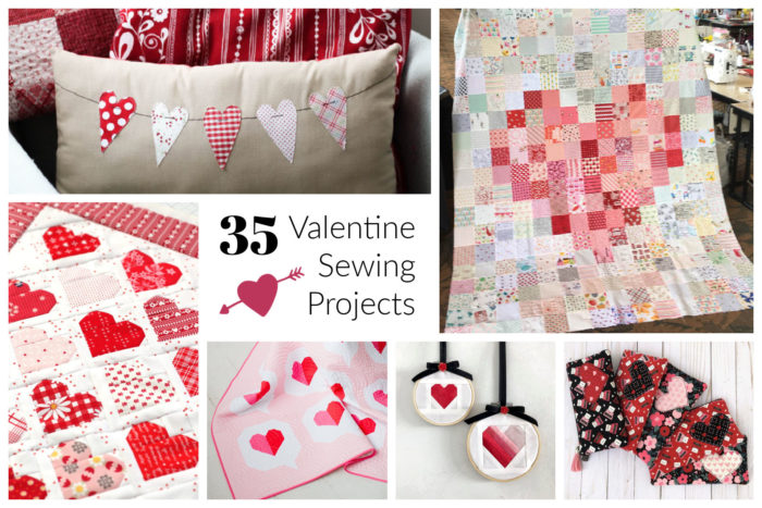 35 Adorable Valentine and Heart Sewing Projects