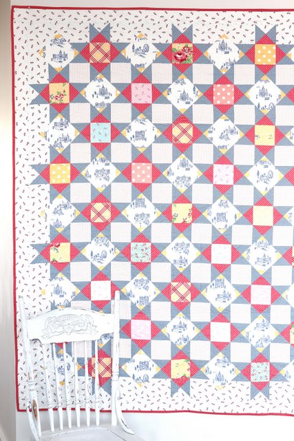Palace Court quilt pattern by Amy Smart - featuring the Notting Hill Fabric Collection from Riley Blake Designs