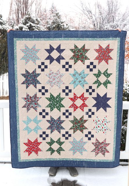 Star quilt pattern by Amy Smart of Diary of a Quilter