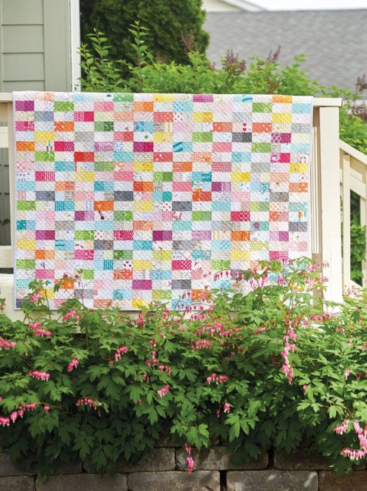 Two Step scrap quilt pattern by Amanda Jean Nyberg in Scrap School Book