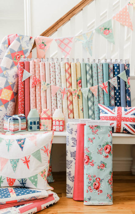 Shabby Chic springtime Notting Hill fabric collection by Amy Smart for Riley Blake Designs