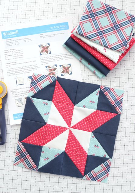 Riley Blake Designs 2021 Quilt Block Challenge - Free quilt block pattern