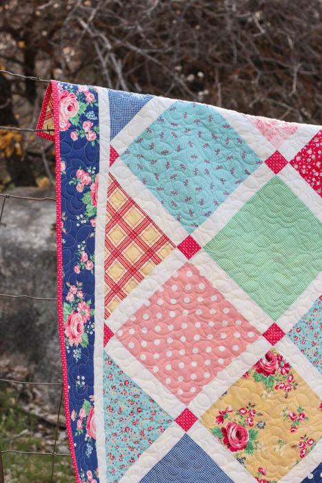 Layer Cake (10" stacker) friendly quilt pattern - Lattice by Amy Smart