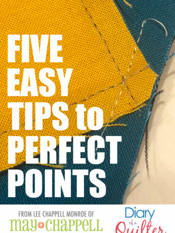 Five Easy Tips to Perfect Quilt Points