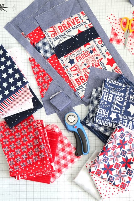 Riley Blake 4th of July Patriotic Fabric collections 
