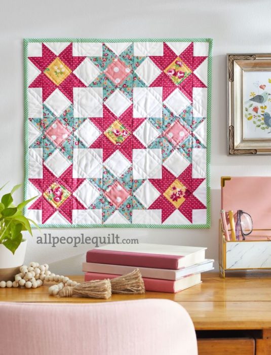 Brilliantly Made mini quilt pattern by Amy Smart