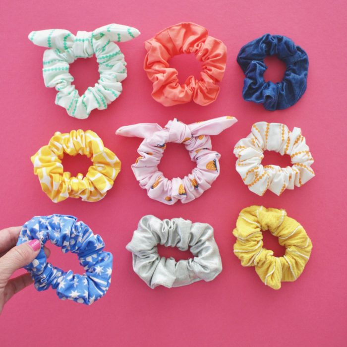 Handmade gift idea: fabric scrunchie tutorial