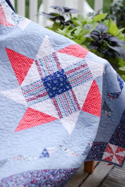 4th of July Quilt - Quilting by Sew Shabby Quilting