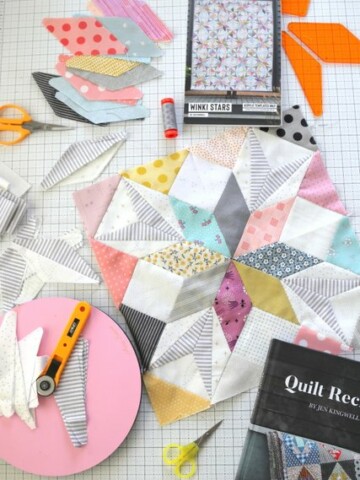 Scrap quilt pattern ideas from Jen Kingwell