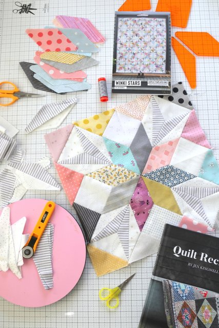 Scrap quilt pattern ideas from Jen Kingwell